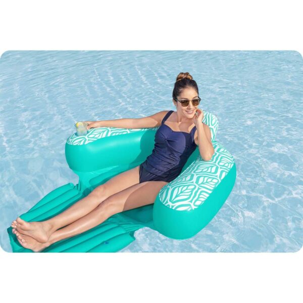 Napihljiv stol Comfort Plush Pro, turkizna | Bestway