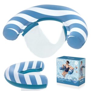 Napihljiv stol Comfort Plush, belo-moder | Bestway