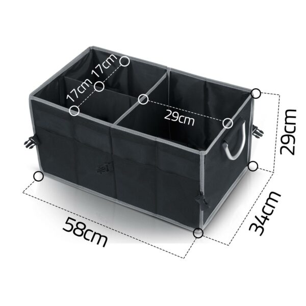 Organizator za avto HM-990, črn | Humberg