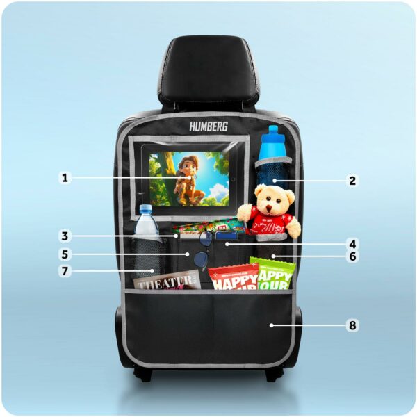Organizator za avto HM-992, črn | Humberg