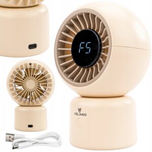 Namizni ventilator, bež | Velano
