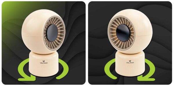 Namizni ventilator, bež | Velano