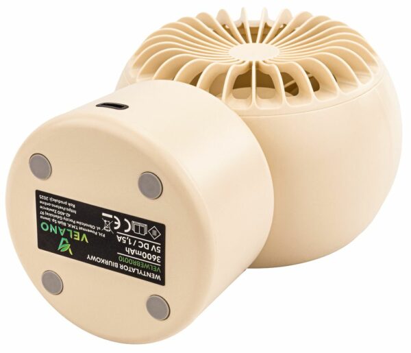 Namizni ventilator, bež | Velano