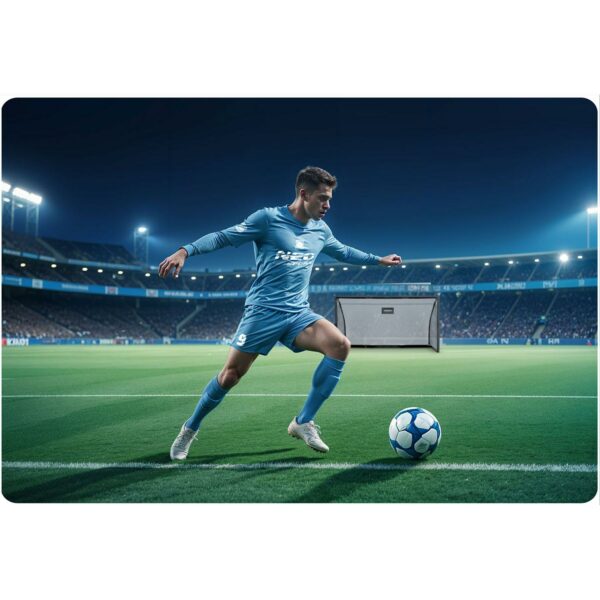 Nogometni gol NS-497, 300x200x90cm, črn | Neo-Sport