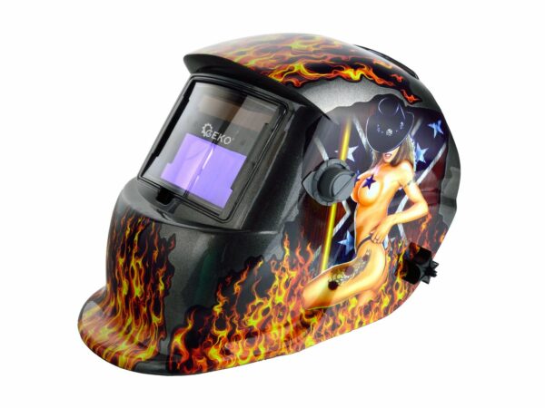 Samozatemnitvena varilska maska ​​PROFI FLAME | GEKO
