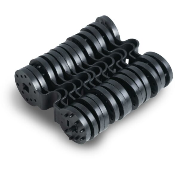 Senčna mreža + 50 sponk, 140 g/m2, 1,2 x 25 m, zelena | Plonos