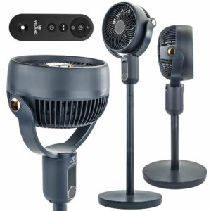 Talni ventilator, 50 W, črn | Velano