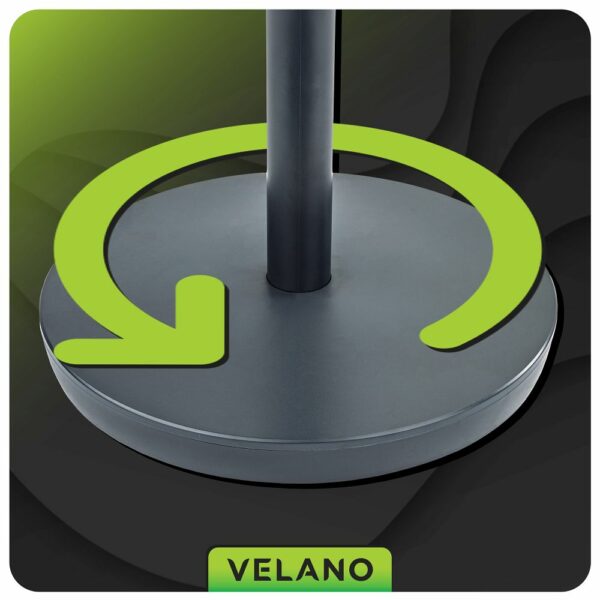 Talni ventilator, 50 W, črn | Velano