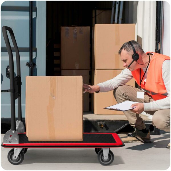 Transportni voziček s ploščadjo HM-506, 300 kg | Humberg