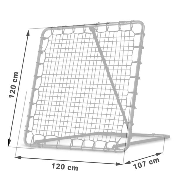 Vadbeni gol, 120x120 cm, črn | Neo-Sport