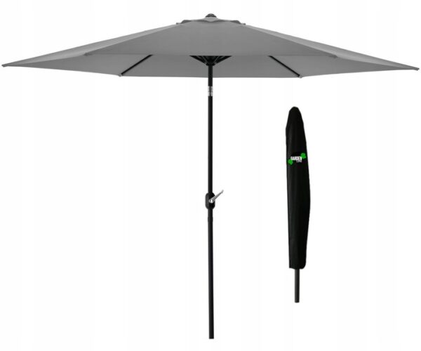 Vrtni senčnik, 3m, siv | Garden Line