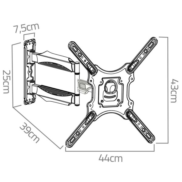 Nosilec za TV 17–56″, 35 kg | Humberg