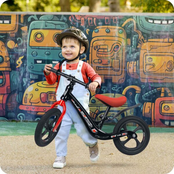 Otroški poganjalec FUNNU, črn | Ricokids