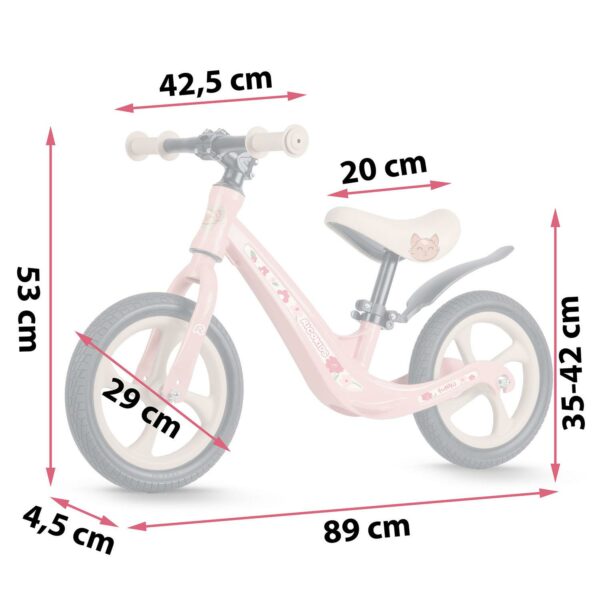 Otroški poganjalec FUNNU, roza | Ricokids