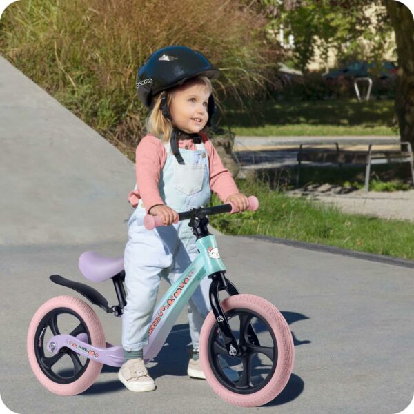 Otroški poganjalec FUNNU, vijoličen | Ricokids