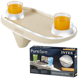 Držalo za pijačo za bazen, LED, bež | INTEX