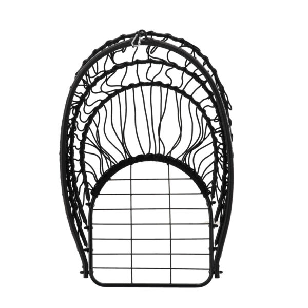 Viseći vrtni stol Eris, črn + blazina | Garden Line