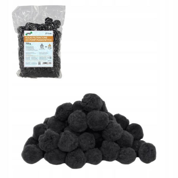 Filtrirne kroglice, 700 g, črne | Garden Line