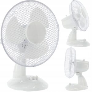 Namizni ventilator, 25 W, bel | FAN9066