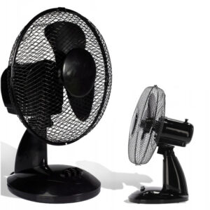Namizni ventilator, 25 W, črn | FAN9080