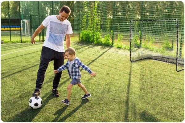 Nogometni gol NS-492, 183x122x61cm, črn | Neo-Sport