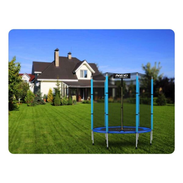 Otroški vrtni trampolin, 140 cm, moder | Neo-Sport