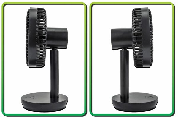 Namizni ventilator VELWEBS0009, črn | Velano