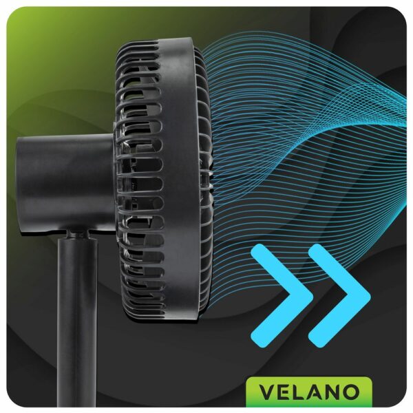 Namizni ventilator VELWEBS0009, črn | Velano