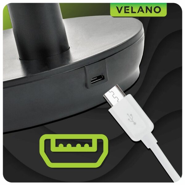 Namizni ventilator VELWEBS0009, črn | Velano