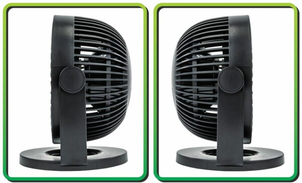 Namizni ventilator VELWEBS0011, črn | Velano