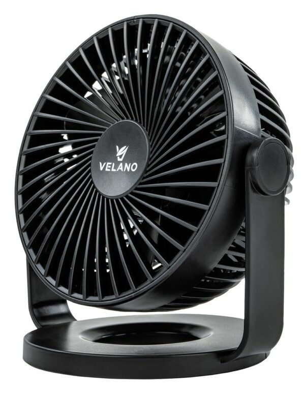 Namizni ventilator VELWEBS0011, črn | Velano