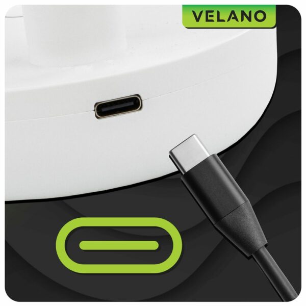 Namizni ventilator VELWEBS0012, bel | Velano