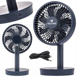 Namizni ventilator VELWEBS0018, črn | Velano