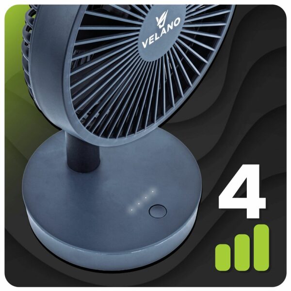 Namizni ventilator VELWEBS0018, črn | Velano