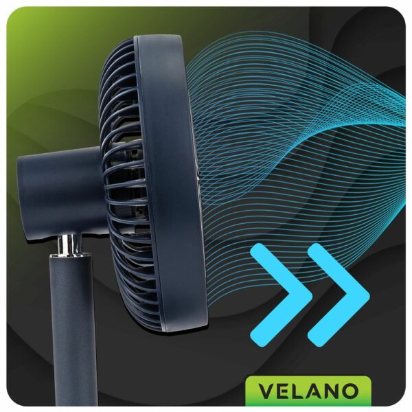 Namizni ventilator VELWEBS0018, črn | Velano
