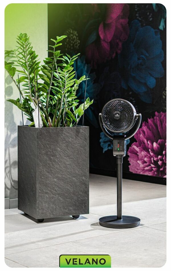 Talni ventilator VELWEP0014, 50W, črn | Velano
