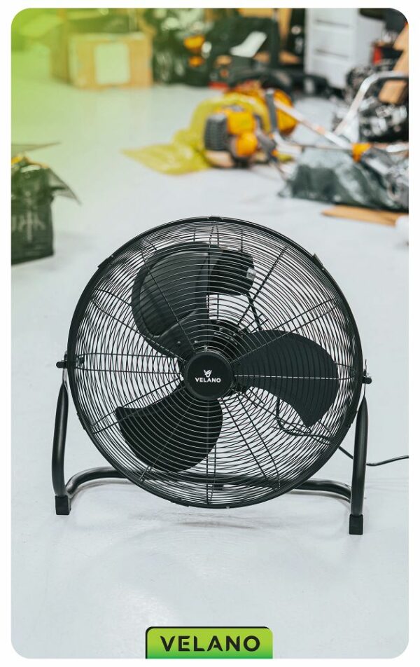 Talni ventilator VELWEP0015, 125 W, črn | Velano