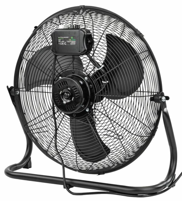 Talni ventilator VELWEP0015, 125 W, črn | Velano