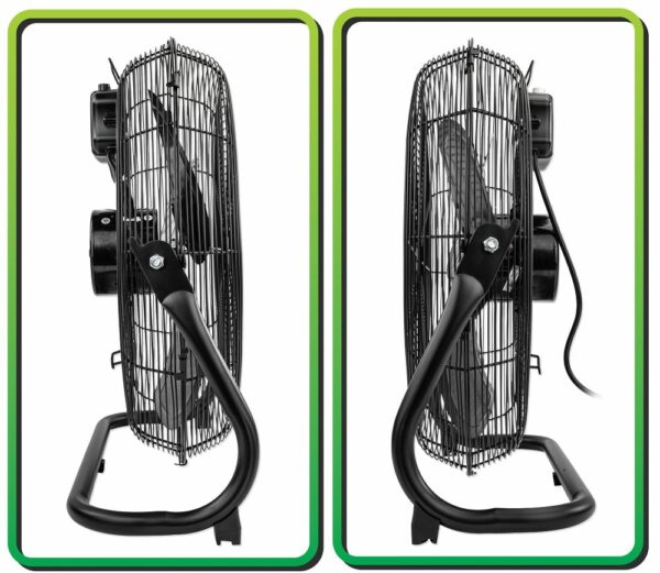 Talni ventilator VELWEP0015, 125 W, črn | Velano
