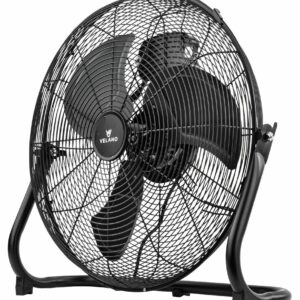 Talni ventilator VELWEP0016, 100 W, črn | Velano