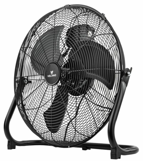 Talni ventilator VELWEP0016, 100 W, črn | Velano