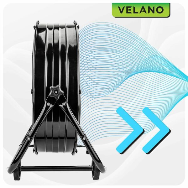 Talni ventilator VELWEPR0007, 300 W, črn | Velano