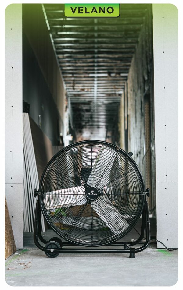 Talni ventilator VELWEPR0007, 300 W, črn | Velano