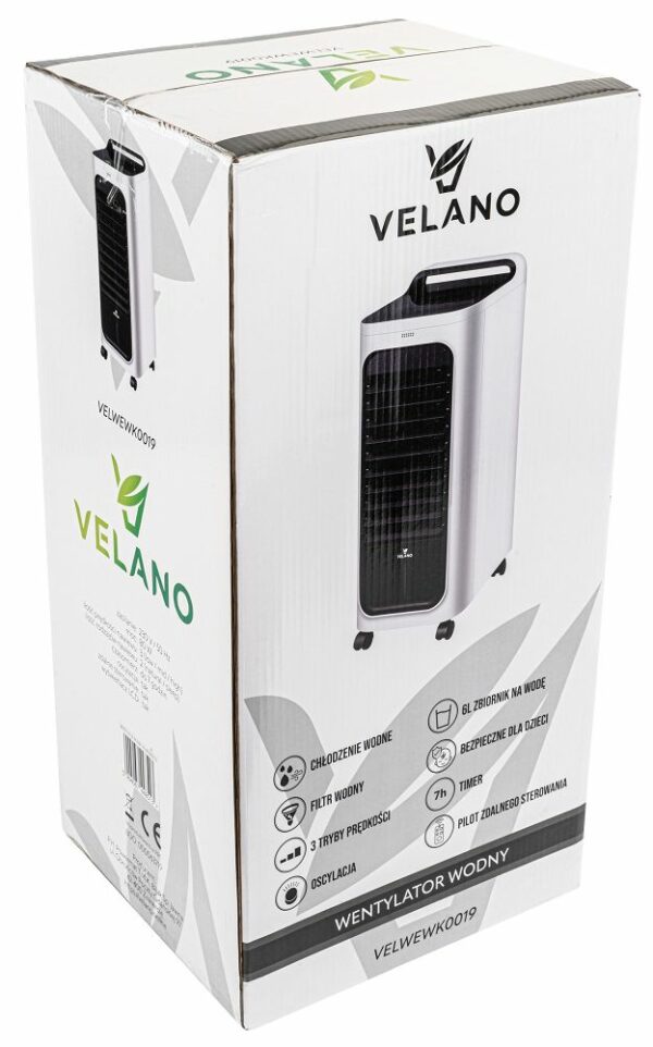 Vodni ventilator VELWEWK0019, 80 W | Velano