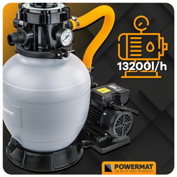 Peščena filtracija za bazene, 550 W | PM-PPDB-550J