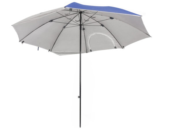 Senčnik za na plažo 2 v 1, 208 cm | Modra