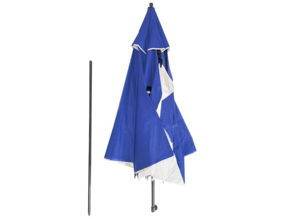 Senčnik za na plažo 2 v 1, 208 cm | Modra