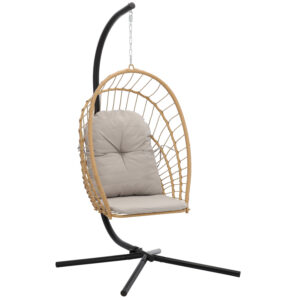 Viseći vrtni stol Eris, siv + blazina | Garden Line