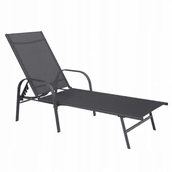 Vrtni ležalnik, 120 kg, temno siv | Garden Line