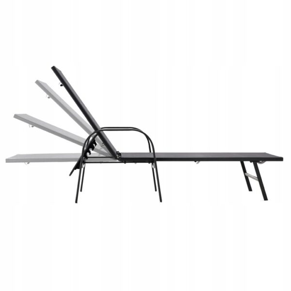 Vrtni ležalnik, 120 kg, temno siv | Garden Line